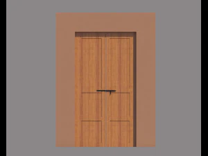 traditional moroccan door marrakech 3D Model
