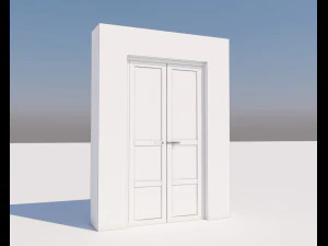 traditional moroccan door marrakech 3D Model