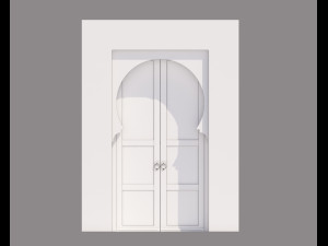 traditional moroccan door marrakech 3D Модель