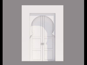 traditional moroccan door marrakech 3D Model
