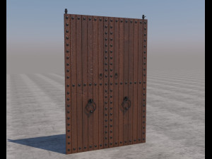 traditional moroccan door Modèle 3D