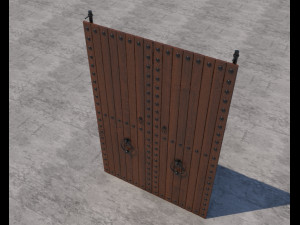 traditional moroccan door 3D Model