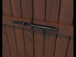 traditional moroccan door 3D Model