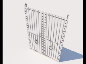 traditional moroccan door 3D Model