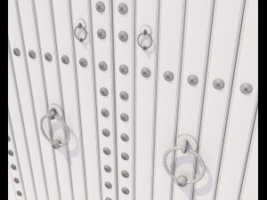 traditional moroccan door 3D Model