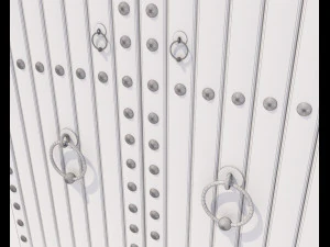 traditional moroccan door 3D Model
