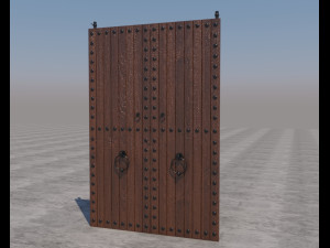 traditional moroccan door Modèle 3D