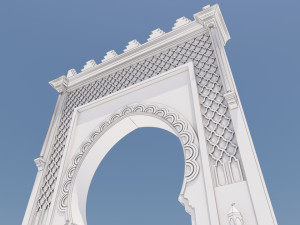 traditional moroccan door marrakech Modèle 3D