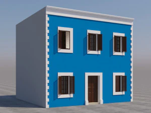casa mexicana Modelo 3D
