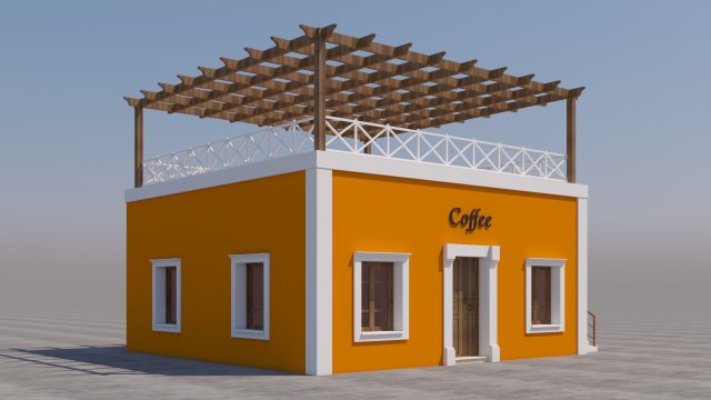 mexican coffee Modello 3D .c4d .max .obj .3ds .fbx .stl .blend 