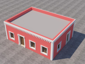mexican house 3D 模型