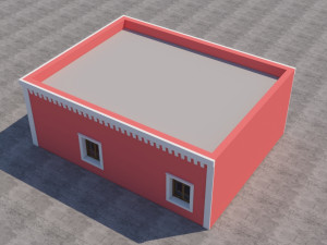 mexican house 3D 模型