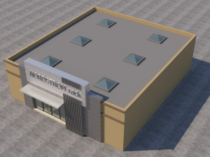american store market 3D Model