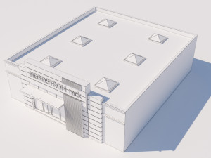 american store market 3D Model