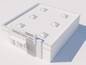 american store market 3D Model