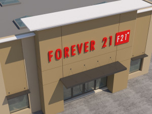 american store market Modello 3D