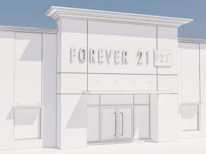 american store market 3D Model