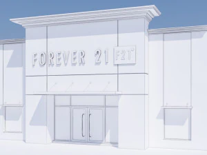 american store market 3D Model