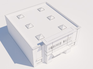 american store market Modello 3D