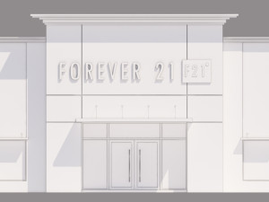 american store market Modello 3D