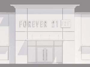 american store market 3D Model