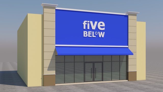 american store market 3D Модель .c4d .max .obj .3ds .fbx .stl .blend 
