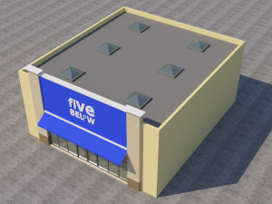 american store market 3D Модель