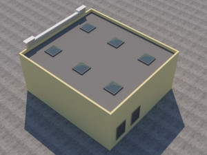 american store market 3D Модель