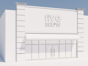 american store market 3D Модель