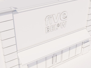 american store market 3D Модель