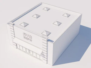 american store market 3D Model