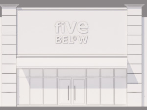 american store market 3D Модель