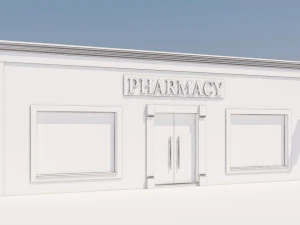 メキシコの薬局 3Dモデル