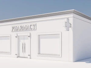 メキシコの薬局 3Dモデル