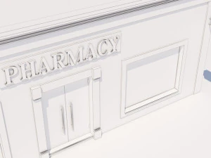 メキシコの薬局 3Dモデル