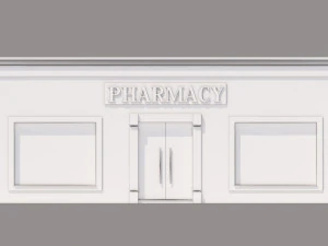 メキシコの薬局 3Dモデル