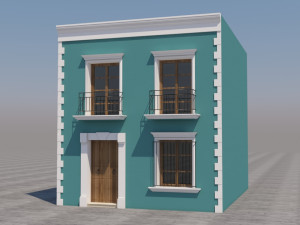 mexican house 3D Модель