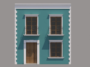 mexican house 3D Модель