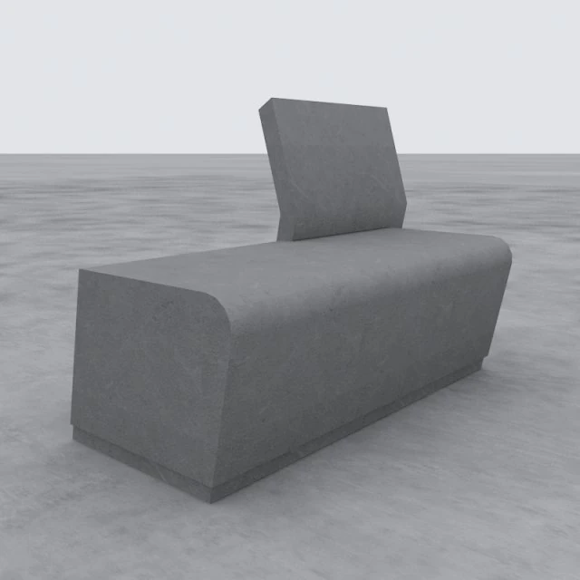 modern bench street and garden 5 3D Model .c4d .max .obj .3ds .fbx .stl .blend 