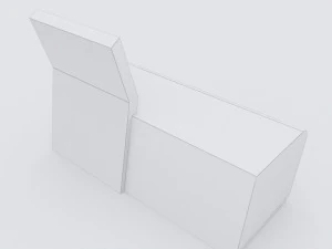 modern bench street and garden 5 3D Model