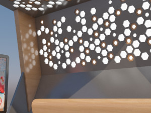 bus stop modern 2 Modelo 3D