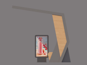 bus stop modern 2 Modelo 3D