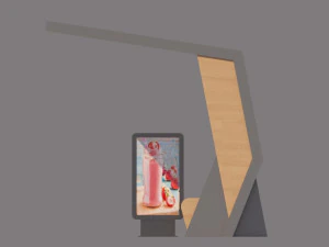 otob&uuml;s durağı modern 2 3D Model