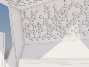 otob&uuml;s durağı modern 2 3D Model