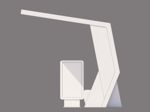 bus stop modern 2 Modelo 3D