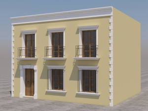 mexican house Modelo 3D