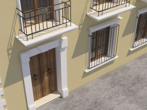 mexican house Modelo 3D