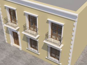 mexican house Modelo 3D