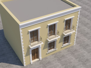 mexican house Modelo 3D
