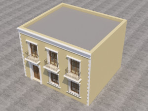 mexican house Modelo 3D